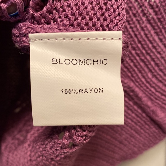 Brand New BloomChic Mauve Knit Sweater…size 10 - Picture 4 of 4